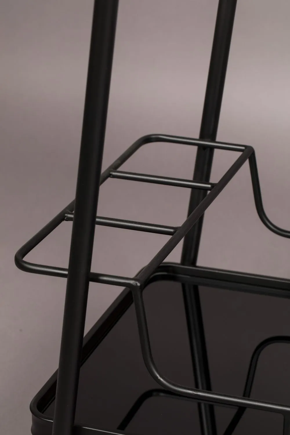 Black Wheeled Trolley | Dutchbone Giulia