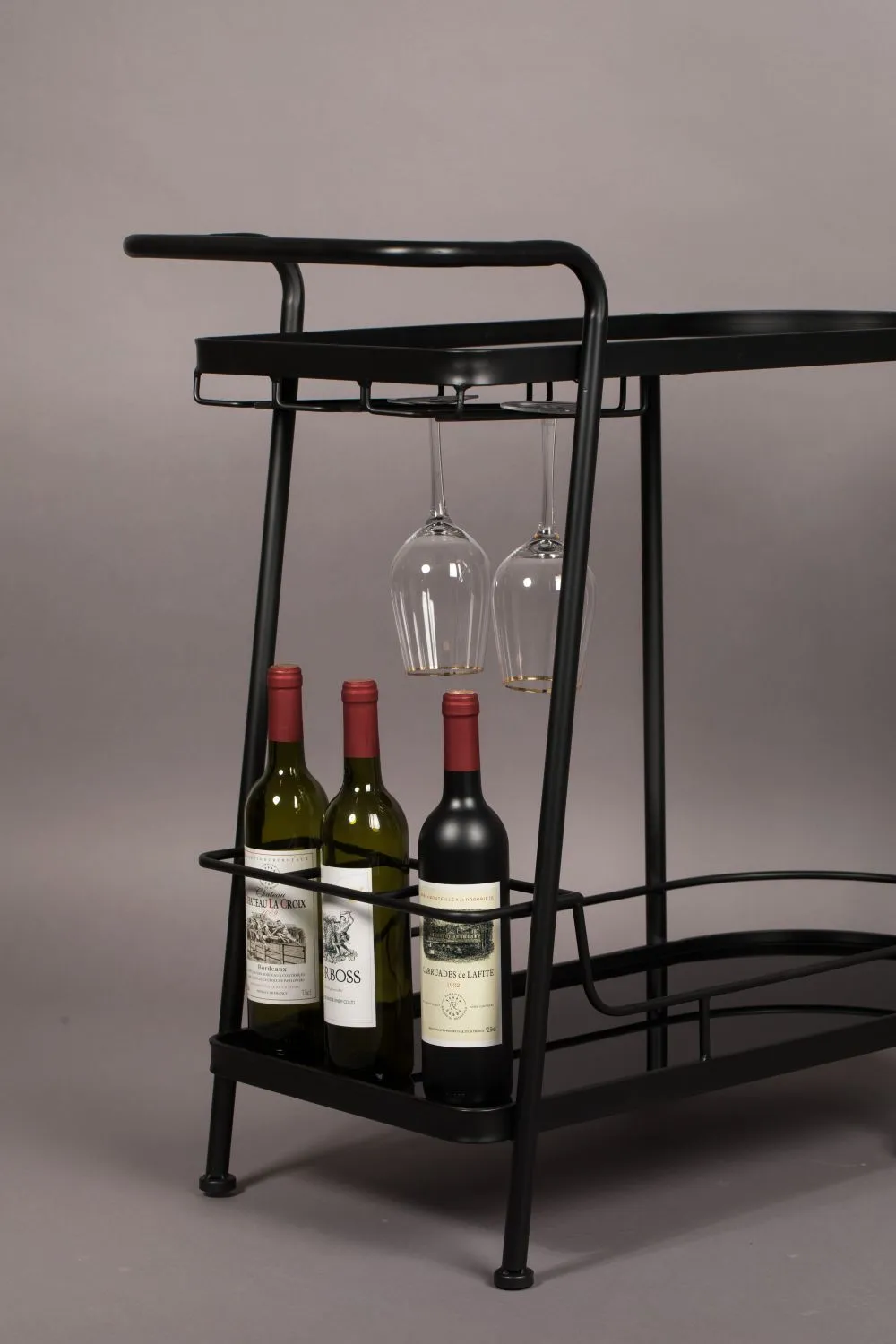 Black Wheeled Trolley | Dutchbone Giulia