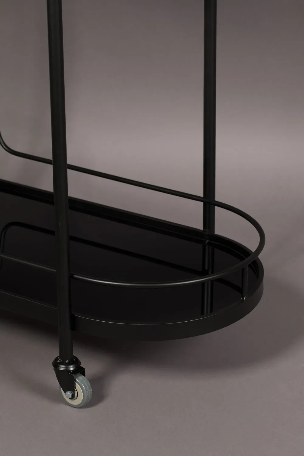 Black Wheeled Trolley | Dutchbone Giulia