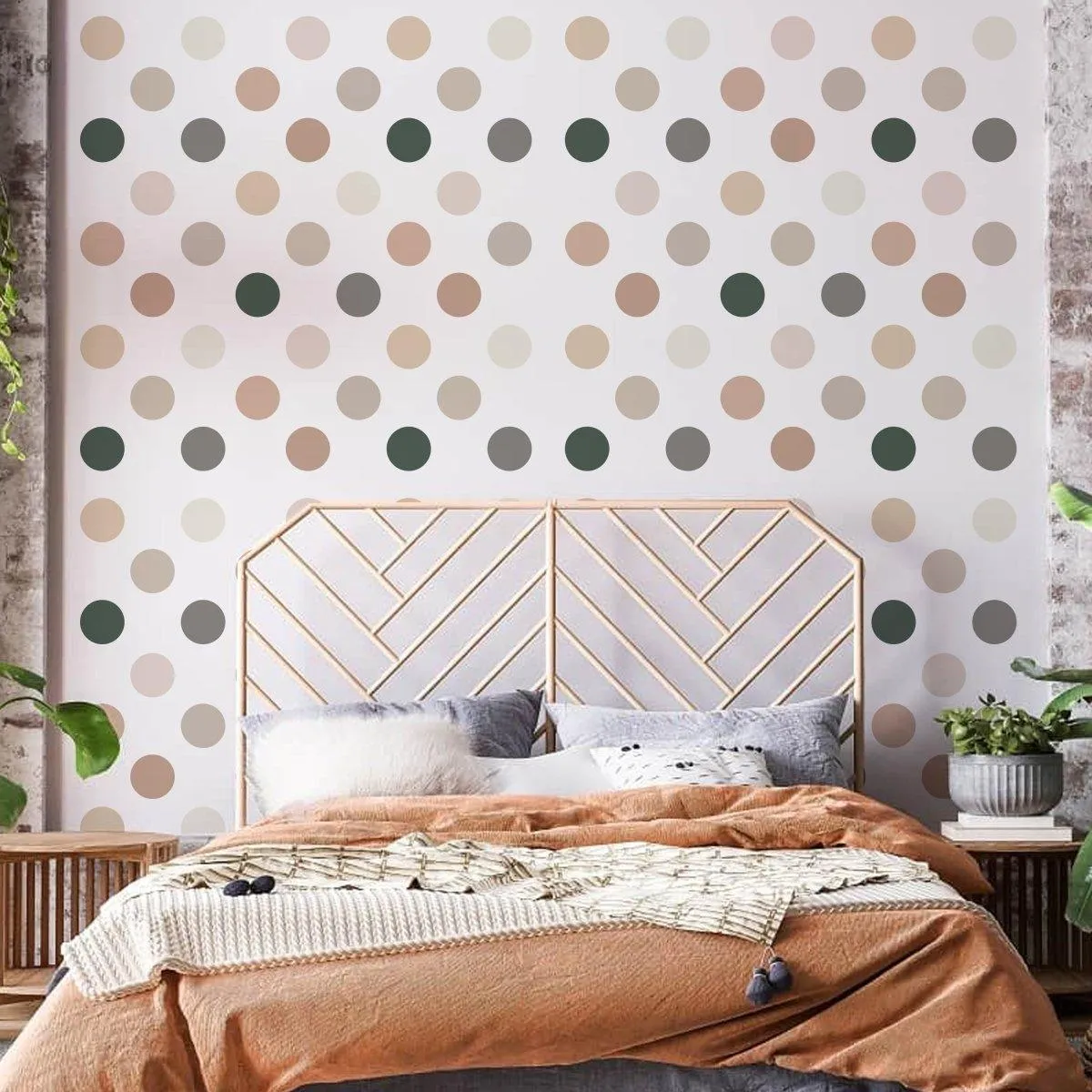 Boho Circle Wall Decals - Vibrant Kids & Children’s Removable Stickers