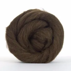 Corriedale Tops - Dark Natural