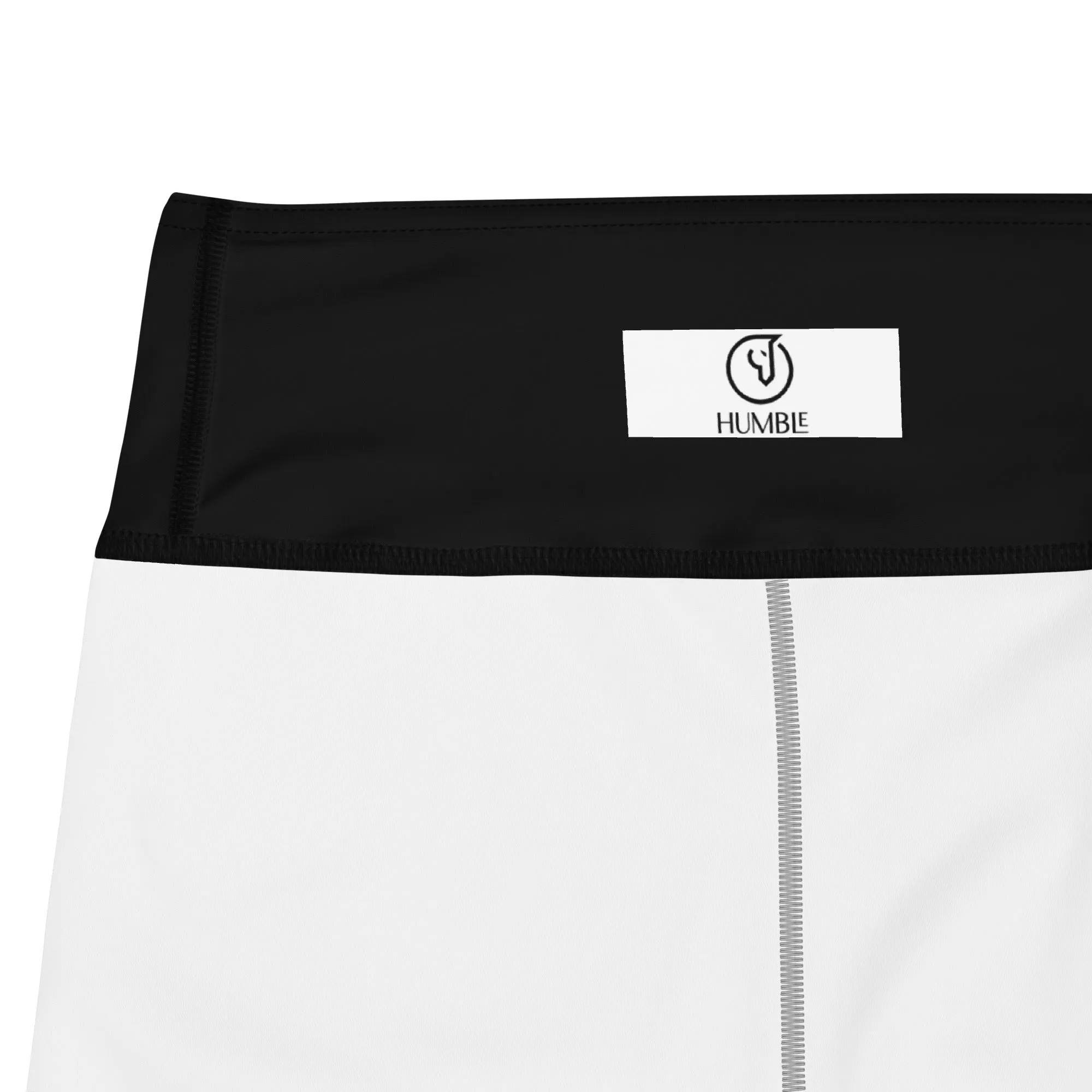 Humble Sportswear™ Abstract Black Spandex Shorts