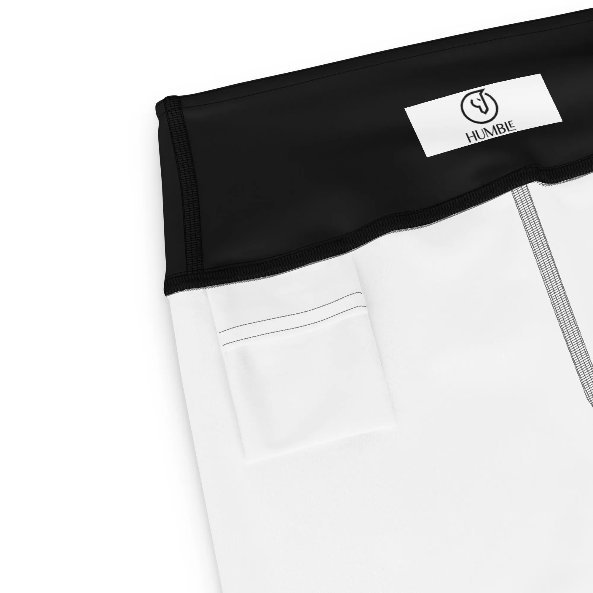 Humble Sportswear™ Abstract Black Spandex Shorts