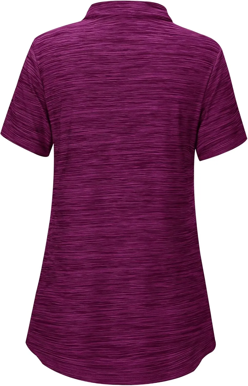 Viracy Womens V Neck Golf Polo Shirts Short Sleeve Quick Dry Workout Tops