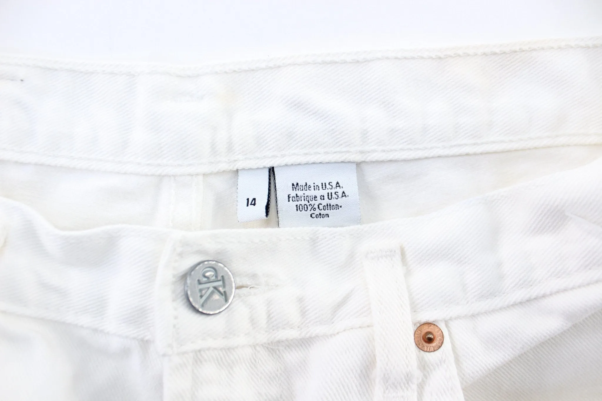 Women's Calvin Klein White Shorts