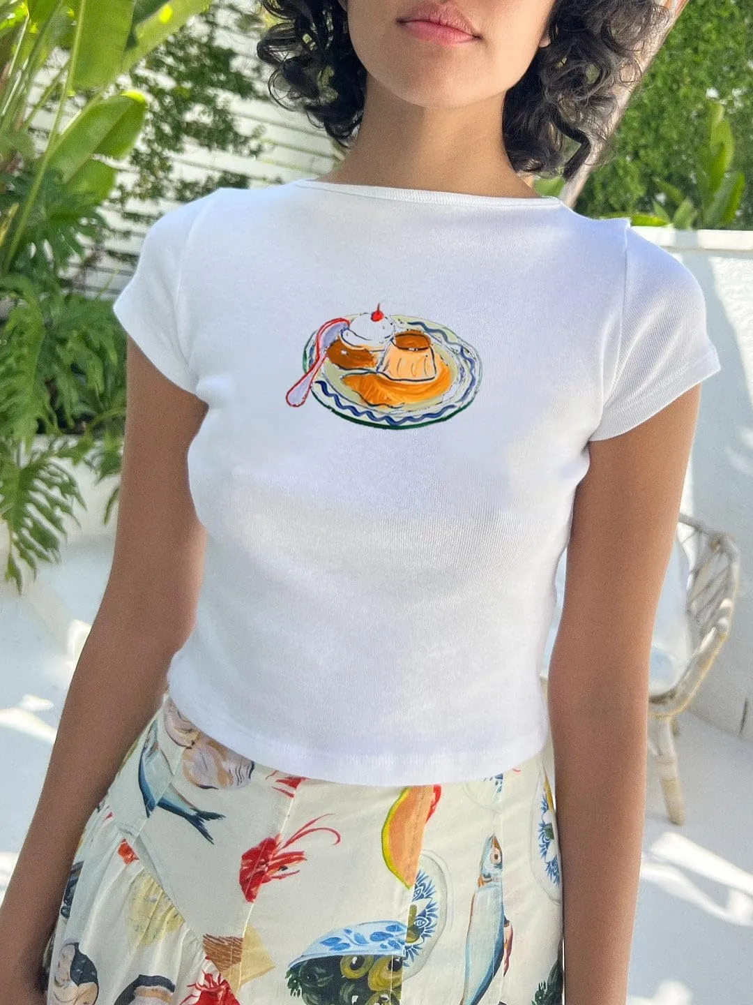 Women's Short Sleeve Y2K Baby Tees E-Girls Cute Graphic Print Crop Tops Slim Fit T Shirts Retro Vintage Aesthetic